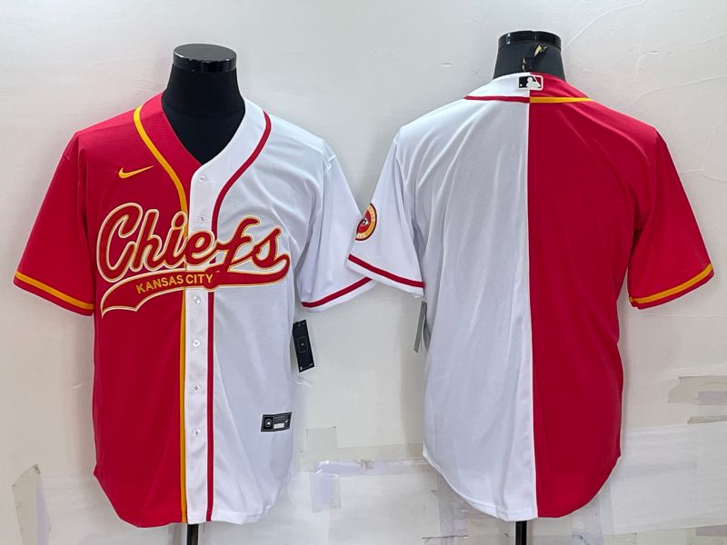 Men Kansas City Chiefs Blank Red white 2022 Nike Co branded NFL Jersey->indianapolis colts->NFL Jersey
